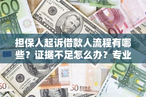 济南担保人起诉借款人流程有哪些？证据不足怎么办？专业律师解答