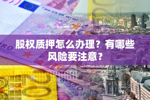 济南股权质押怎么办理？有哪些风险要注意？