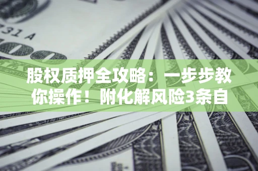 济南股权质押全攻略：一步步教你操作！附化解风险3条自救法则