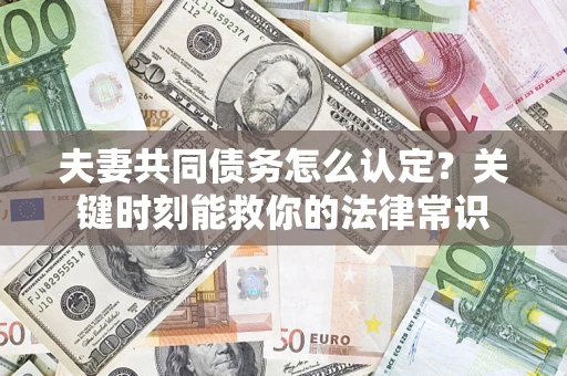 济南夫妻共同债务怎么认定？关键时刻能救你的法律常识